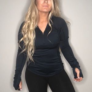 CALIA Navy Blue 1/4 Zip Pullover | Small